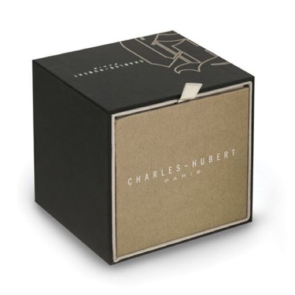 Ladies Charles Hubert IP-plated Stainless 26 x 32.5mm Crystal Bezel Watch - Picture 2 of 5